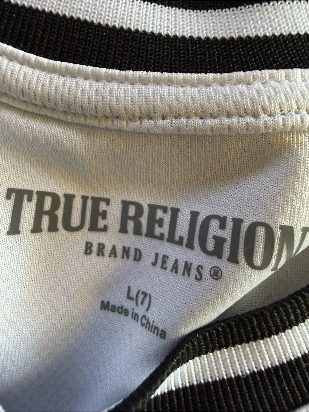 True Religion Boys L7 White Blue Casual Tank Set Basketball